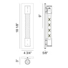 Matteo - Riely 1-Light Wall Sconce - Lights Canada