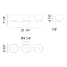 Matteo - Uptowne 3-Light Vanity - Lights Canada