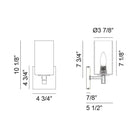 Matteo - Candela 1-Light Wall Sconce - Lights Canada