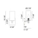 Matteo - Candela 1-Light Wall Sconce - Lights Canada