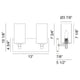 Matteo - Candela 2-Light Vanity - Lights Canada
