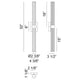 Matteo - Macie 2-Light Tall Vanity - Lights Canada