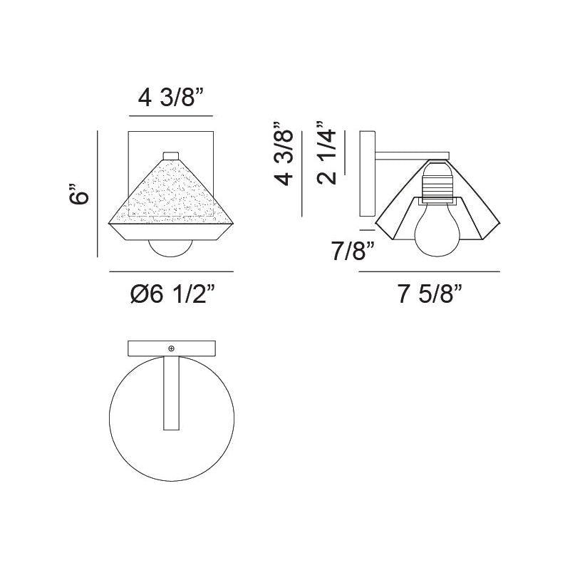 Matteo - Velax 1-Light Wall Sconce - Lights Canada