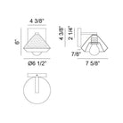 Matteo - Velax 1-Light Wall Sconce - Lights Canada