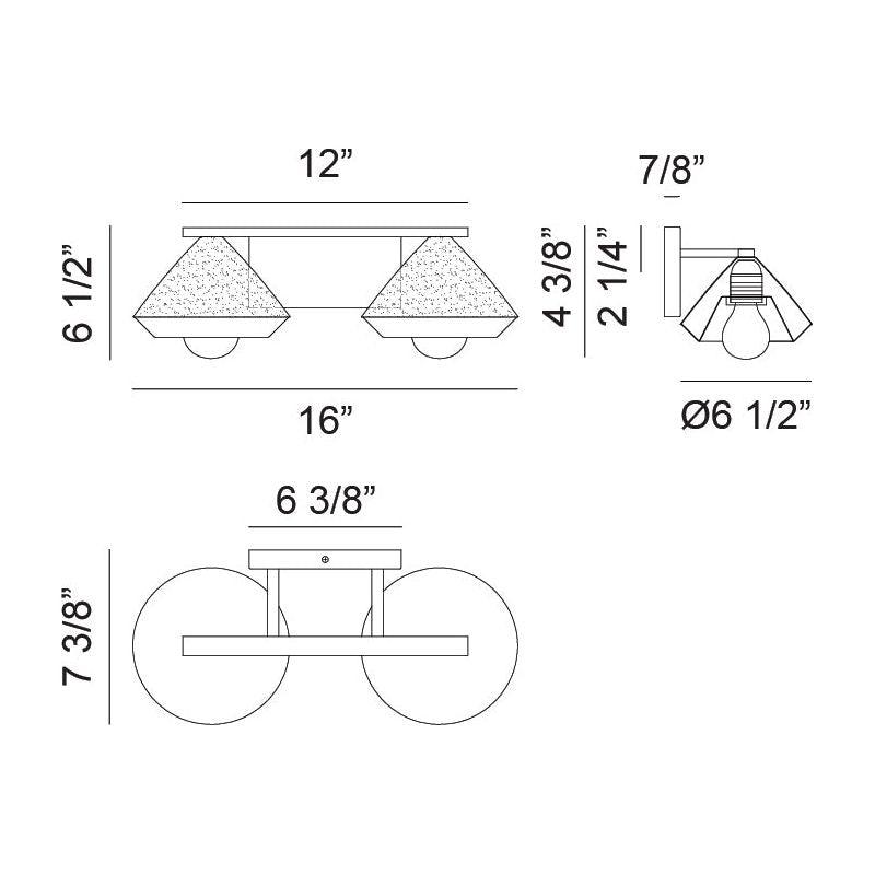 Matteo - Velax 2-Light Vanity - Lights Canada