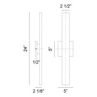 Matteo - Zayden 2-Light Outdoor Wall Light - Lights Canada