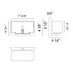 Matteo - Chiclet 1-Light Wall Sconce - Lights Canada