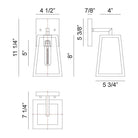 Matteo - Denzil 1-Light Small Outdoor Wall Light - Lights Canada