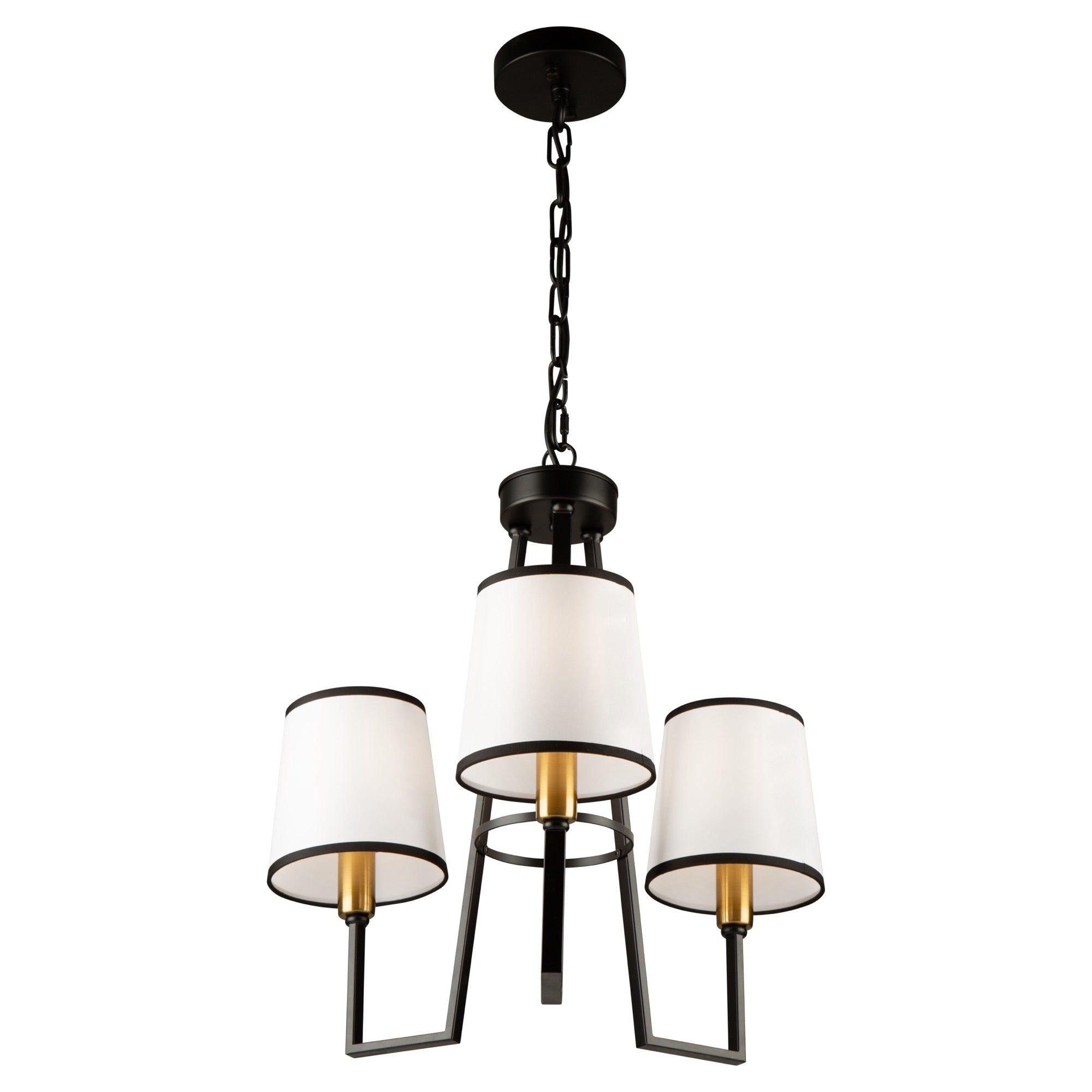 Artcraft Lighting - Coco 3-Light Chandelier - Lights Canada