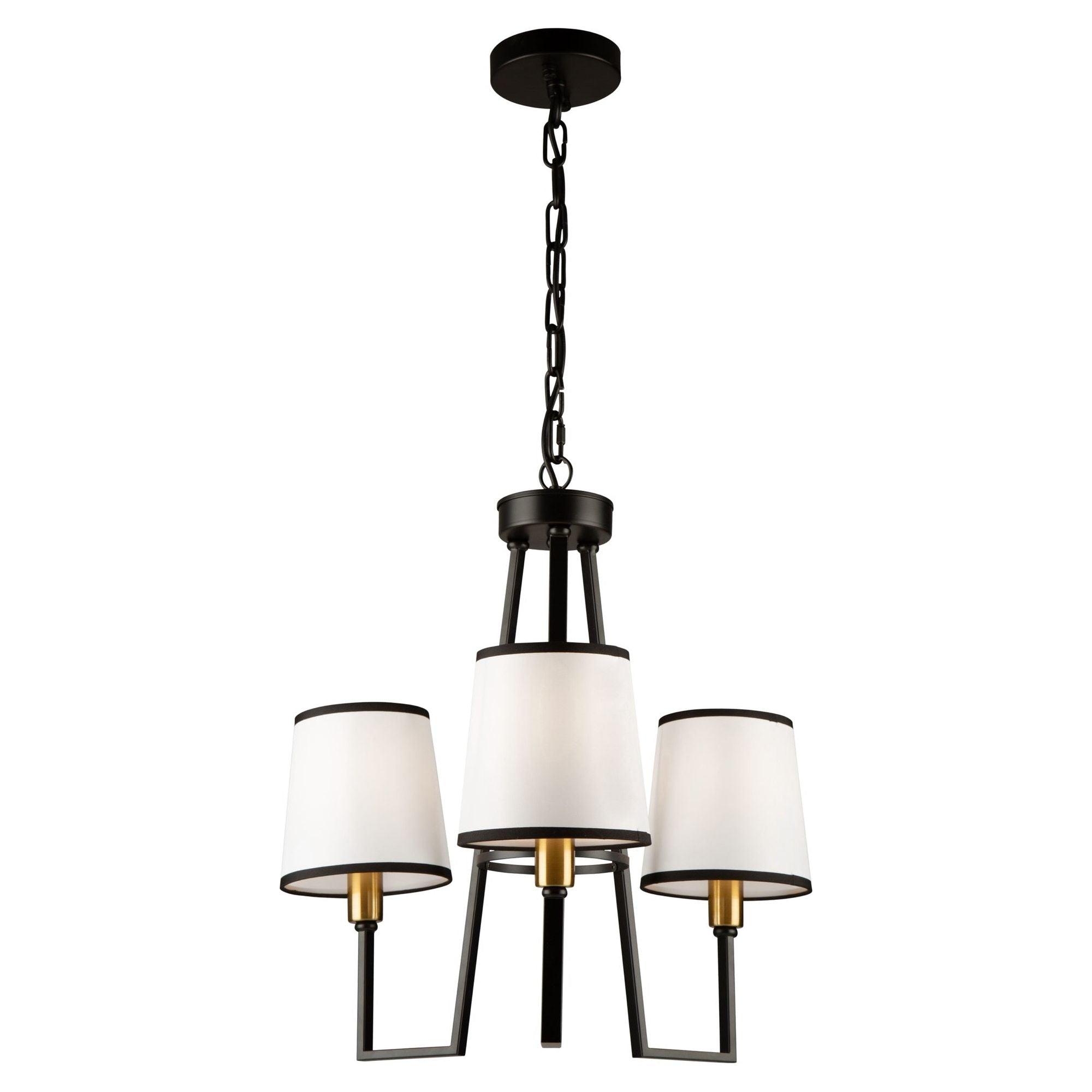 Artcraft Lighting - Coco 3-Light Chandelier - Lights Canada