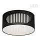 Dainolite - Slit Drum Flush Mount - Lights Canada