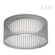 Dainolite - Slit Drum Flush Mount - Lights Canada