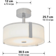 Artika - Artika Subway Flush Mount - Lights Canada