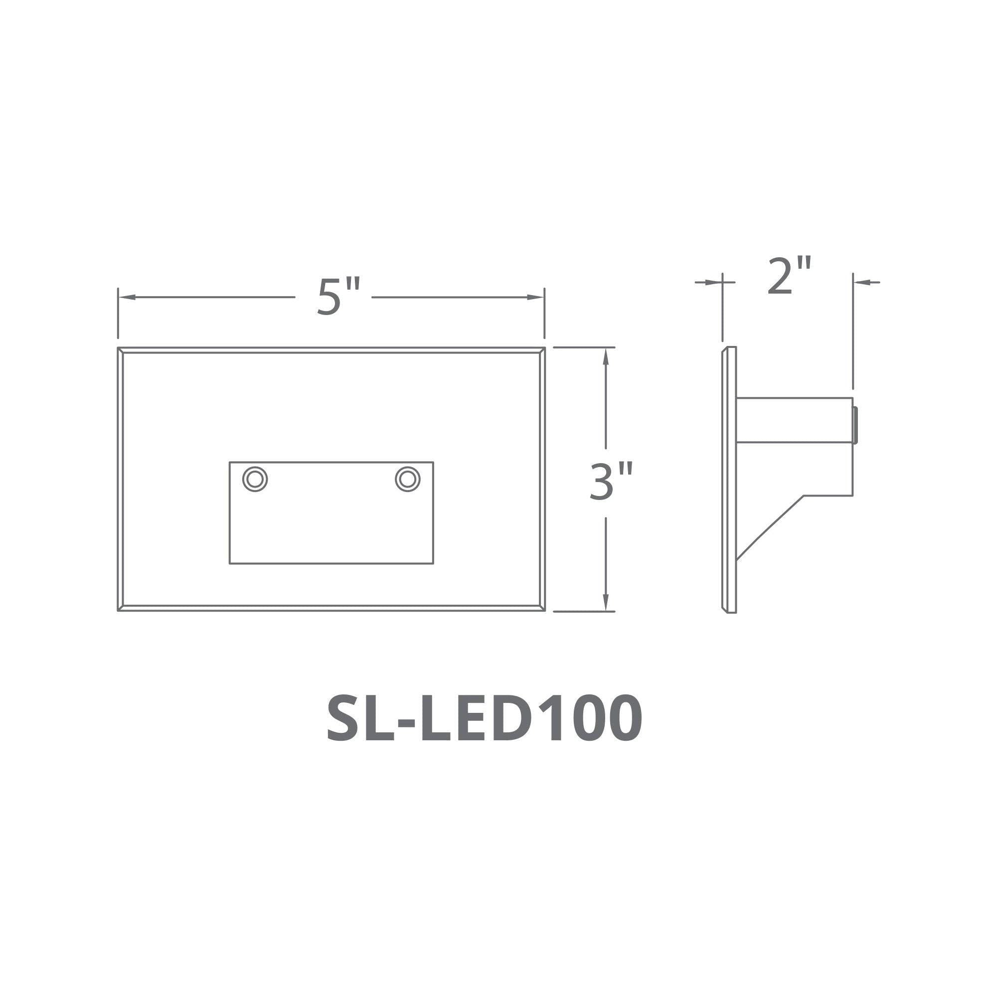 Modern Forms - 120V LED Horizontal Indoor/Outdoor Step and Wall Light - Lights Canada