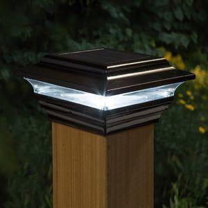 Classy Caps - 4x4 Imperial Solar Post Cap - Lights Canada