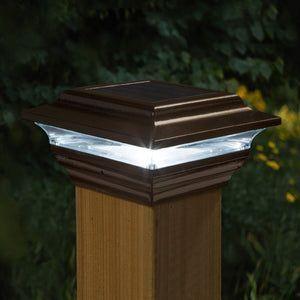 Classy Caps - 4x4 Imperial Solar Post Cap - Lights Canada