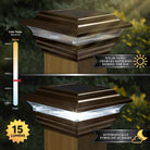 Classy Caps - 4x4 Imperial Solar Post Cap - Lights Canada