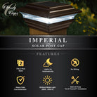 Classy Caps - 4x4 Imperial Solar Post Cap - Lights Canada