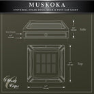 Classy Caps - Muskoka Solar Post/Path/Dock Light - Lights Canada