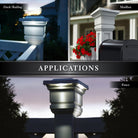 Classy Caps - 4x4 Classy Solar Post Cap - Lights Canada