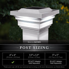 Classy Caps - 4x4 Regal Solar Post Cap - Lights Canada