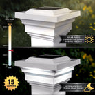 Classy Caps - 4x4 Regal Solar Post Cap - Lights Canada