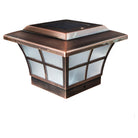 Classy Caps - 4x4 Prestige Solar Post Cap - Lights Canada