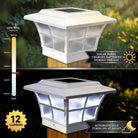 Classy Caps - 4x4 Prestige Solar Post Cap - Lights Canada