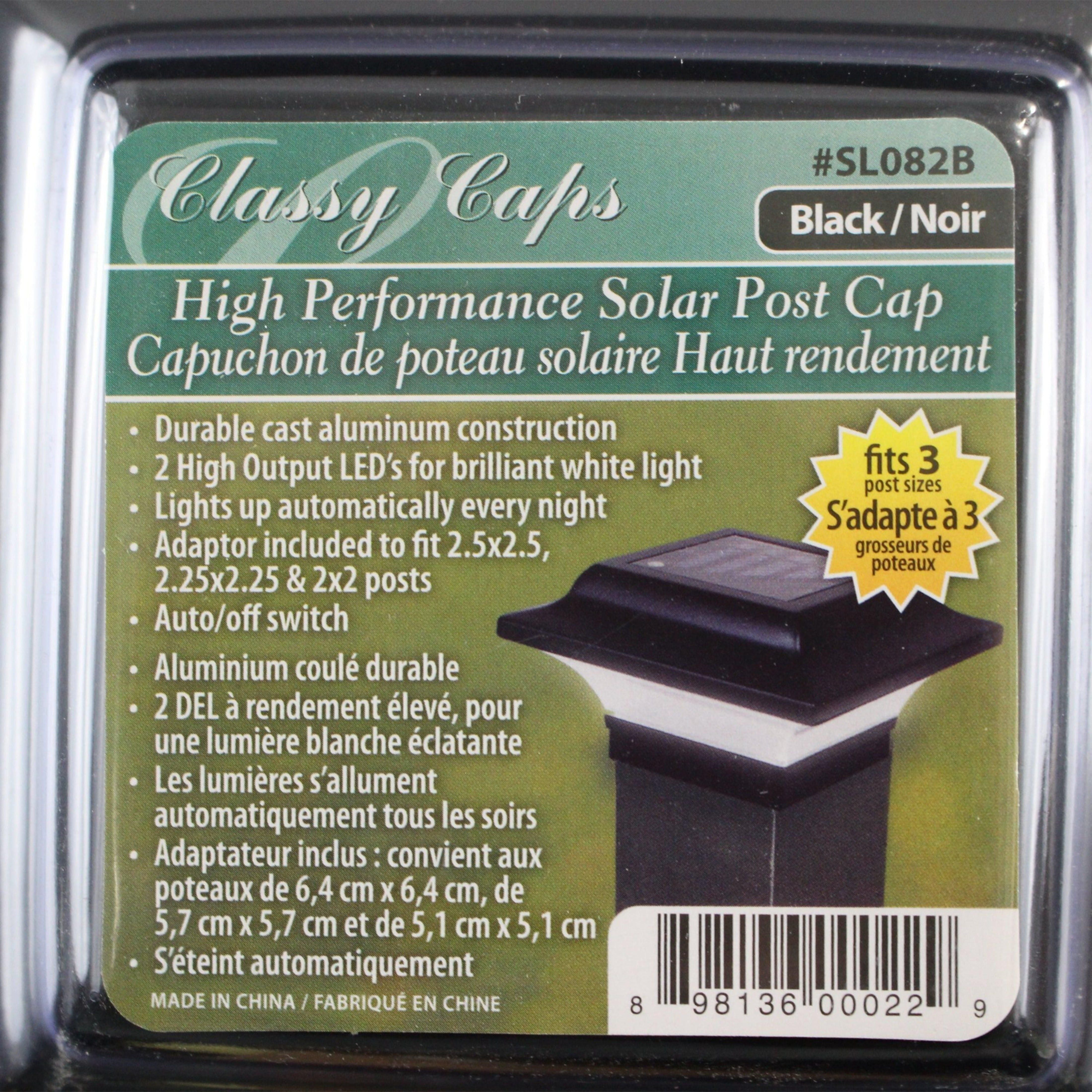 Classy Caps - 2.5x2.5 Imperial Solar Post Cap - Lights Canada