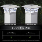 Classy Caps - 5x5 Prestige Solar Post Cap - Lights Canada
