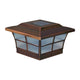 Classy Caps - 6x6 Prestige Solar Post Cap - Lights Canada