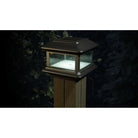 Classy Caps - 4x4 Colonial Solar Post Cap - Lights Canada
