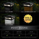 Classy Caps - 6x6 Oxford Solar Post Cap - Lights Canada