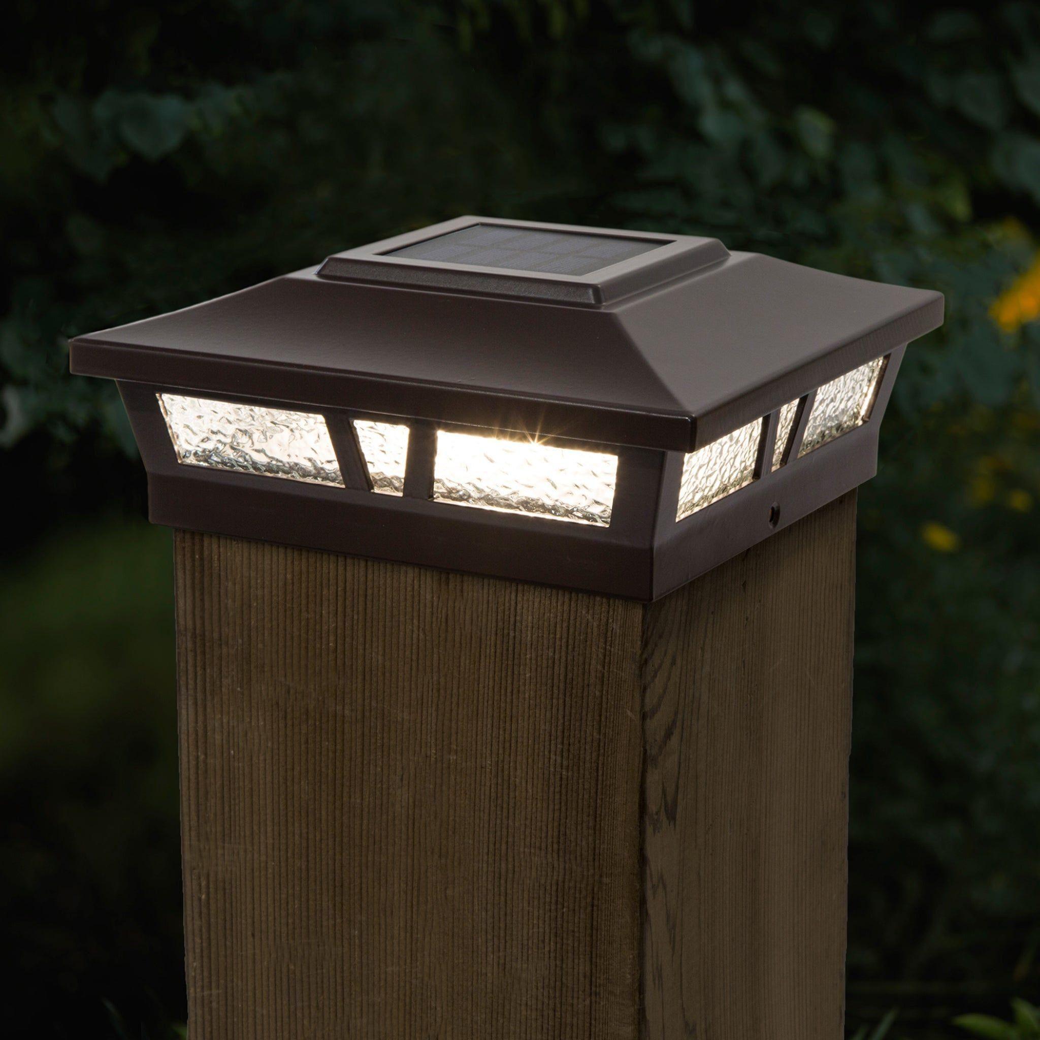 Classy Caps - 6x6 Oxford Solar Post Cap - Lights Canada