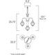 Studio M - Wilshire 4-Light LED Chandelier - Lights Canada