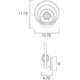 Studio M - Frequency 1-Light Sconce - Lights Canada