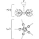 Studio M - Frequency 5-Light Pendant - Lights Canada