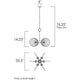 Studio M - Frequency 6-Light Pendant - Lights Canada