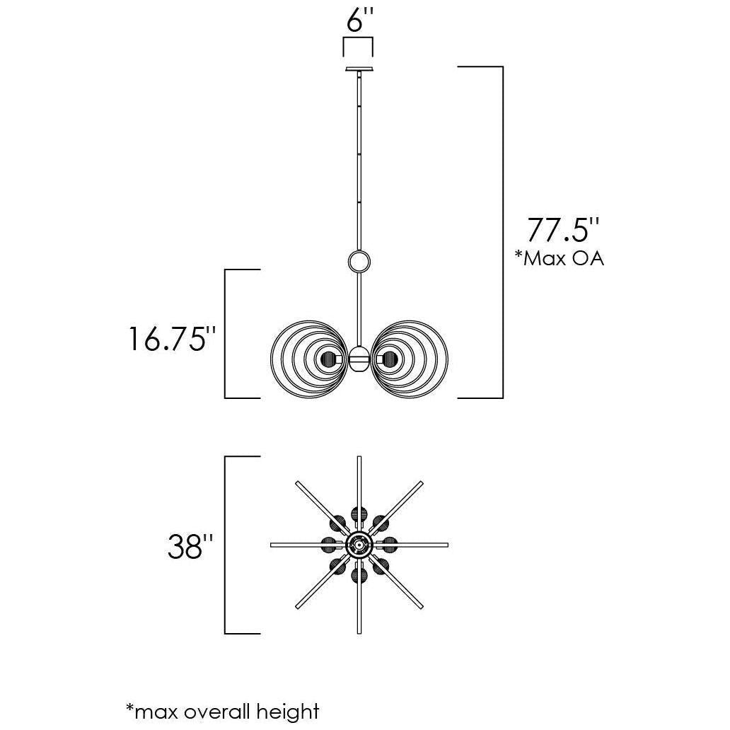 Studio M - Frequency 8-Light Pendant - Lights Canada