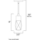 Studio M - Empire 1-Light LED Mini Pendant - Lights Canada