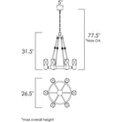 Studio M - Empire 6-Light LED Chandelier - Lights Canada