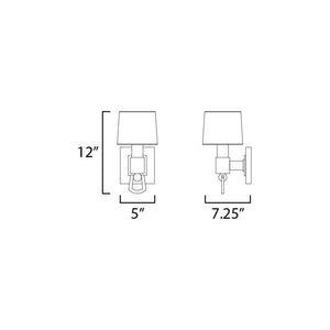 Studio M - Jefferson 1-Light Sconce - Lights Canada