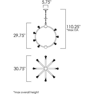 Studio M - Norma Jeane 31" Pendant - Lights Canada