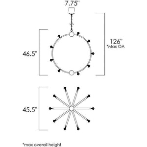 Studio M - Norma Jeane 46" Pendant - Lights Canada