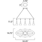 Studio M - Scan 8-Light Linear Suspension - Lights Canada