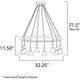 Studio M - Scan 8-Light Pendant - Lights Canada