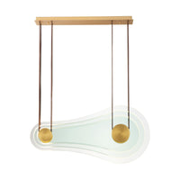 Stratum 2-Light LED Linear Suspension