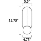 Studio M - Stitched Down-Light Sconce - Lights Canada