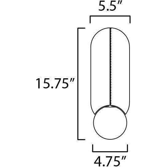 Studio M - Stitched Down-Light Sconce - Lights Canada