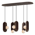 Studio M - Stitched 5-Light Linear Suspension - Lights Canada